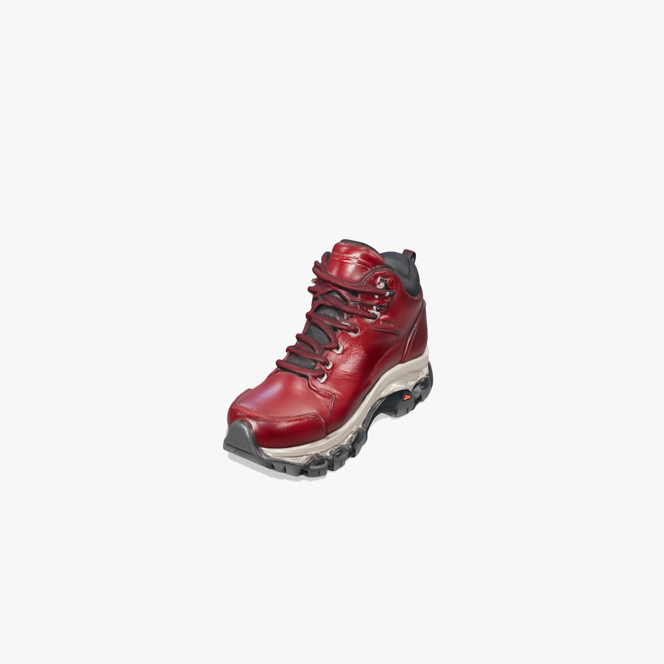 Rugged Hiking Boot D Model Pack